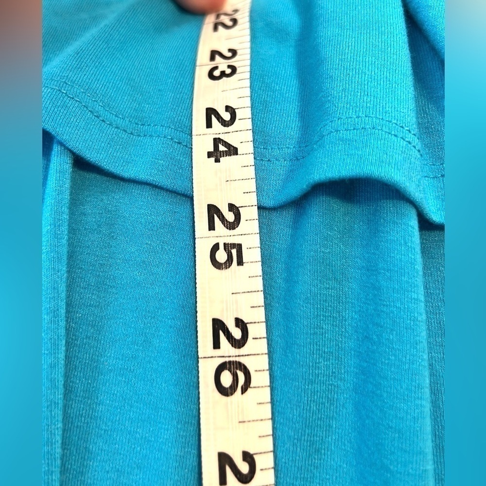 ISLE by Melis Kazan Paradise Blue Layered Tunic Tank Resort Travel ,EUC,Size M - Picture 10 of 12